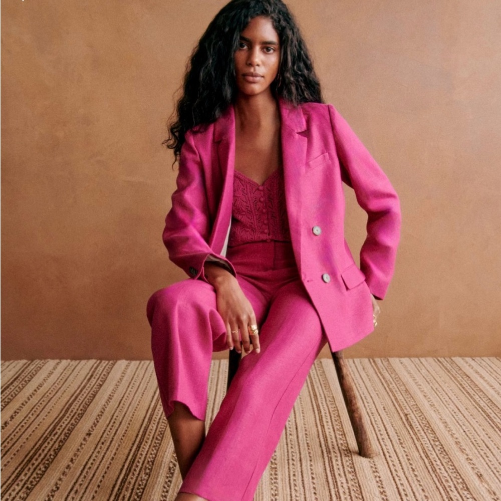 Sezane Christie Jacket Peony - Size 10